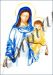 CARTE VIERGE SCAPULAIRE BLEUE